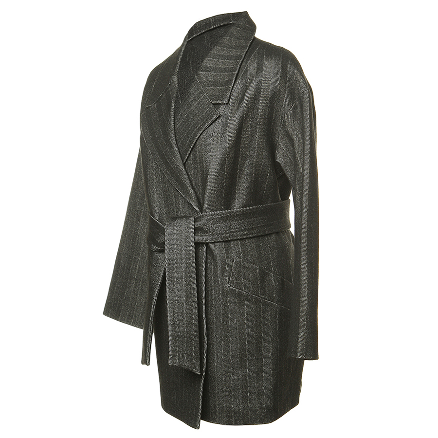 Пальто жен АР №Т-011 т.серый